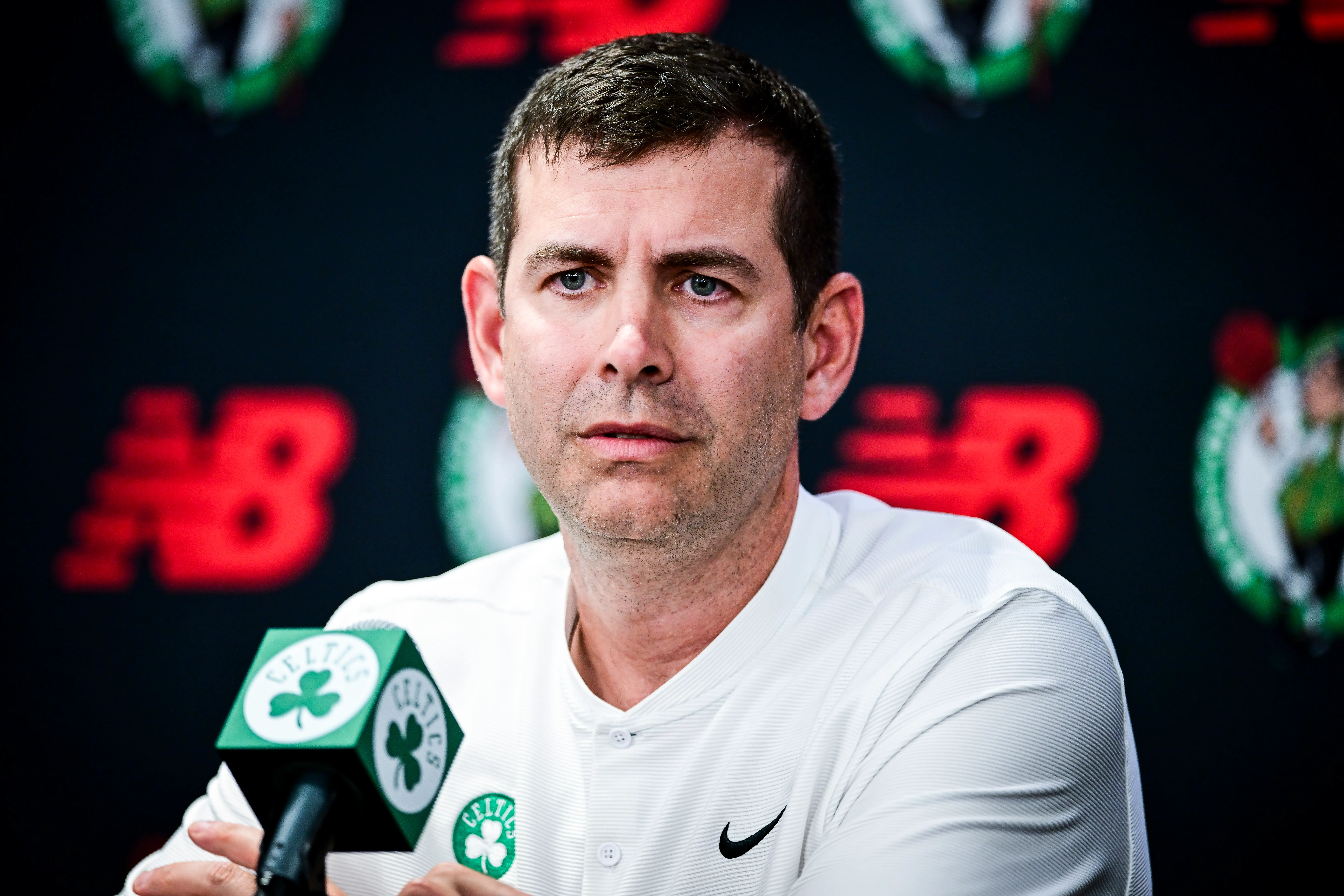 Boston celtics media availability boston massachusetts july 06 boston celtics president