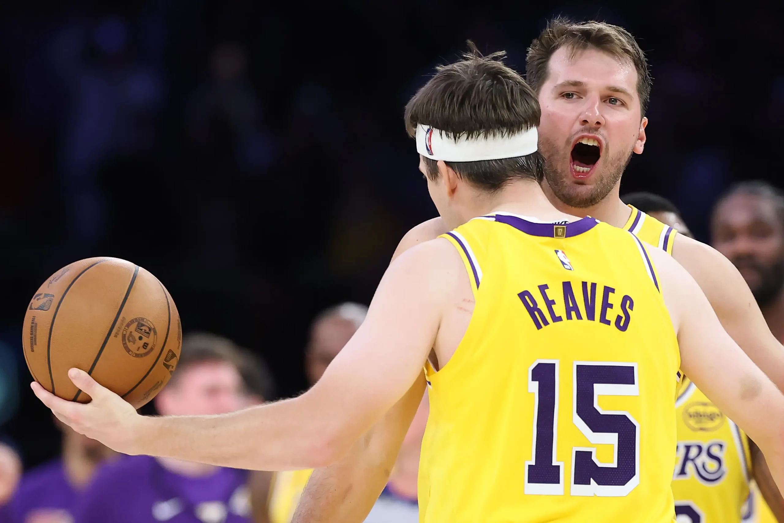 Denver nuggets v los angeles lakers los angeles california march 14
