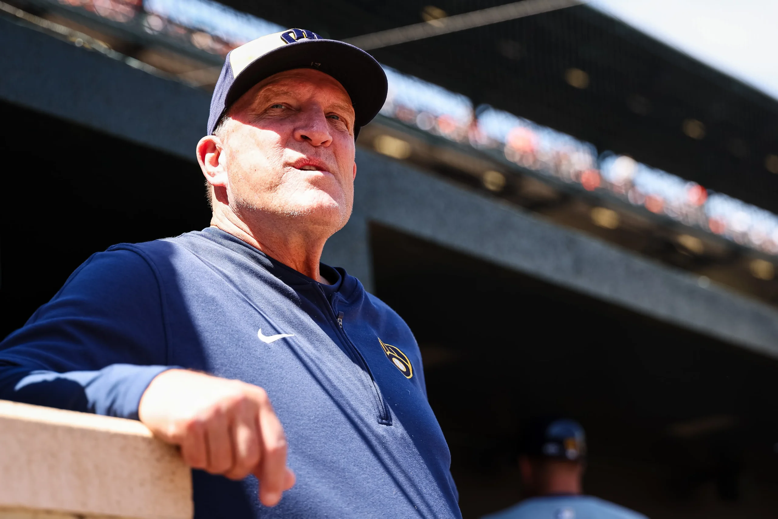 Milwaukee brewers v baltimore orioles baltimore md april 14 manager pat