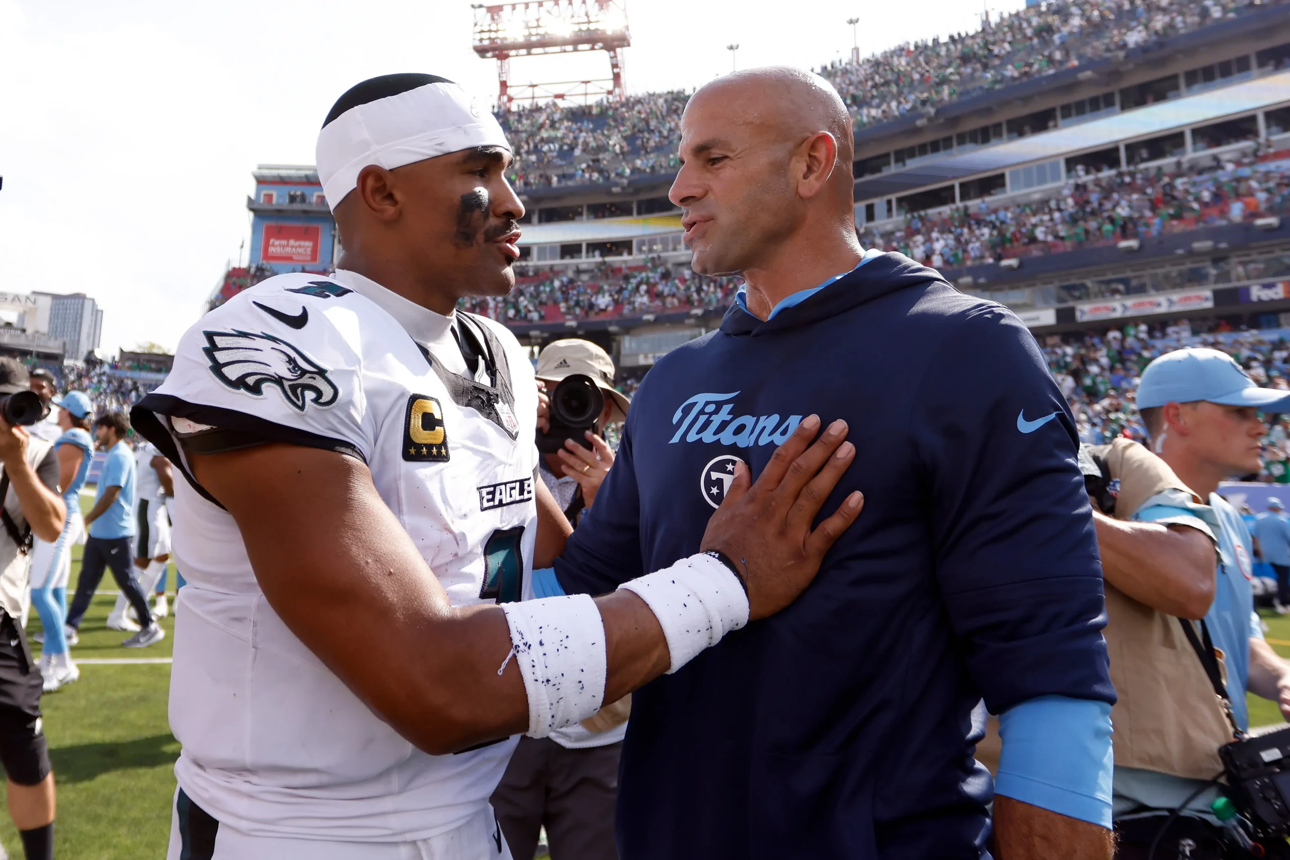 Philadelphia eagles v tennessee titans nashville tennessee september 20 head coach 3