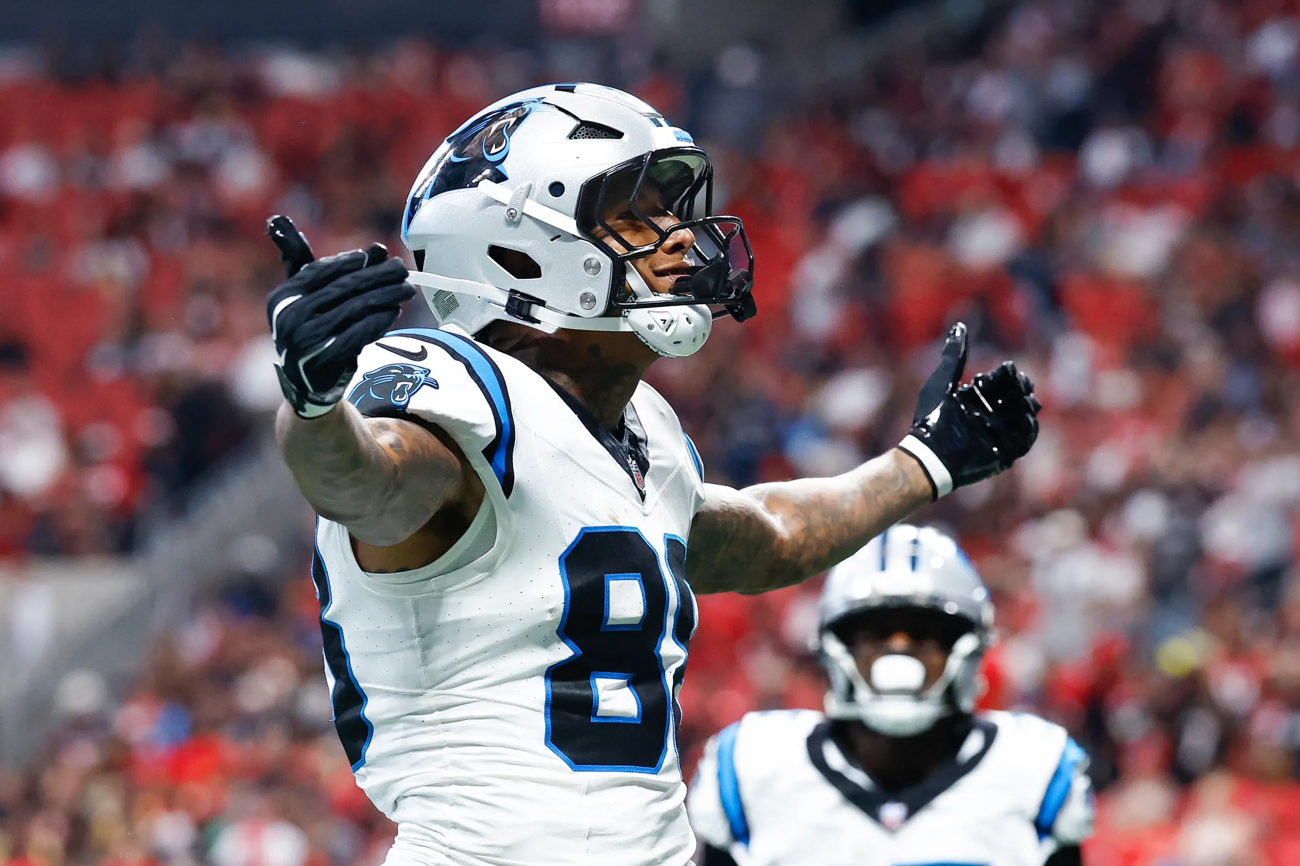 Carolina panthers v atlanta falcons atlanta georgia september 20 darren waller 1