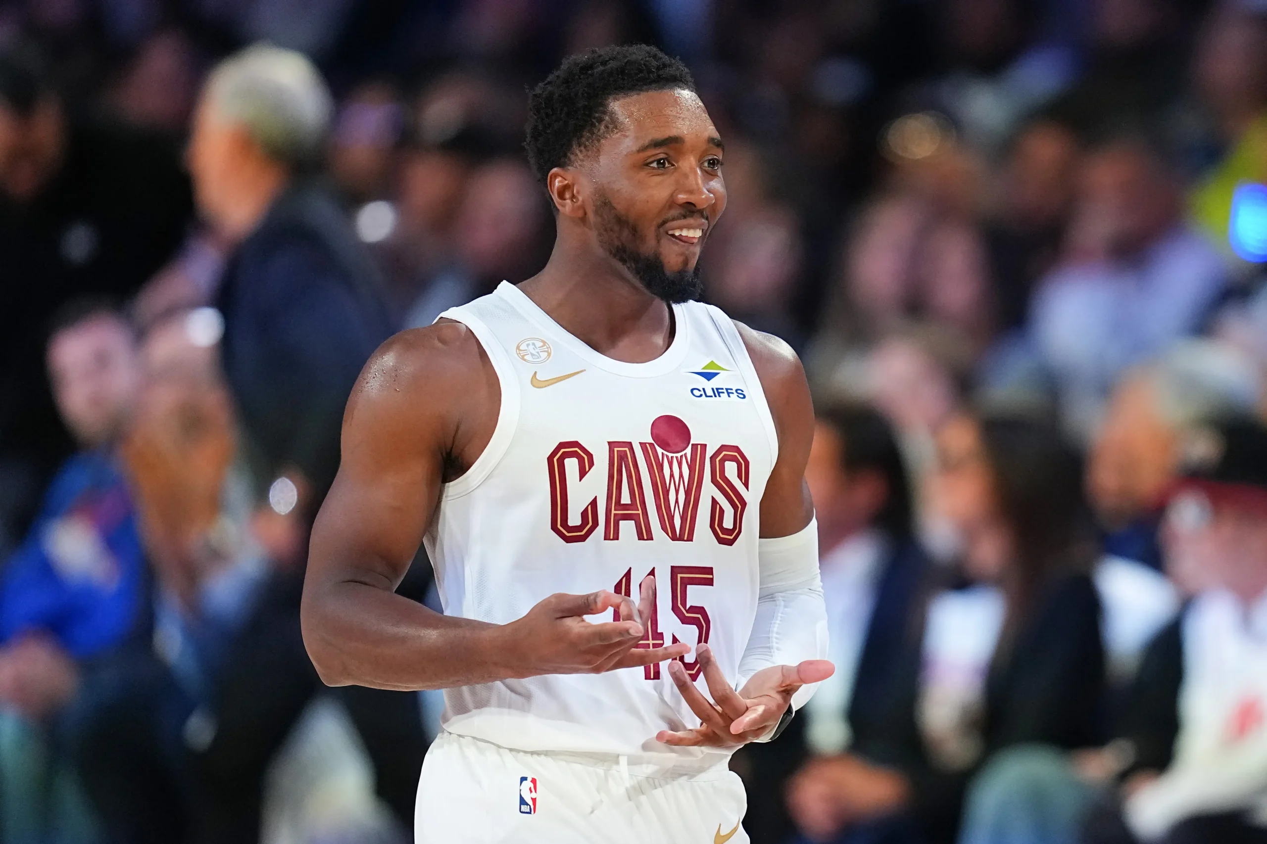 Cleveland cavaliers v philadelphia 76ers philadelphia pennsylvania october 22 donovan mitchell