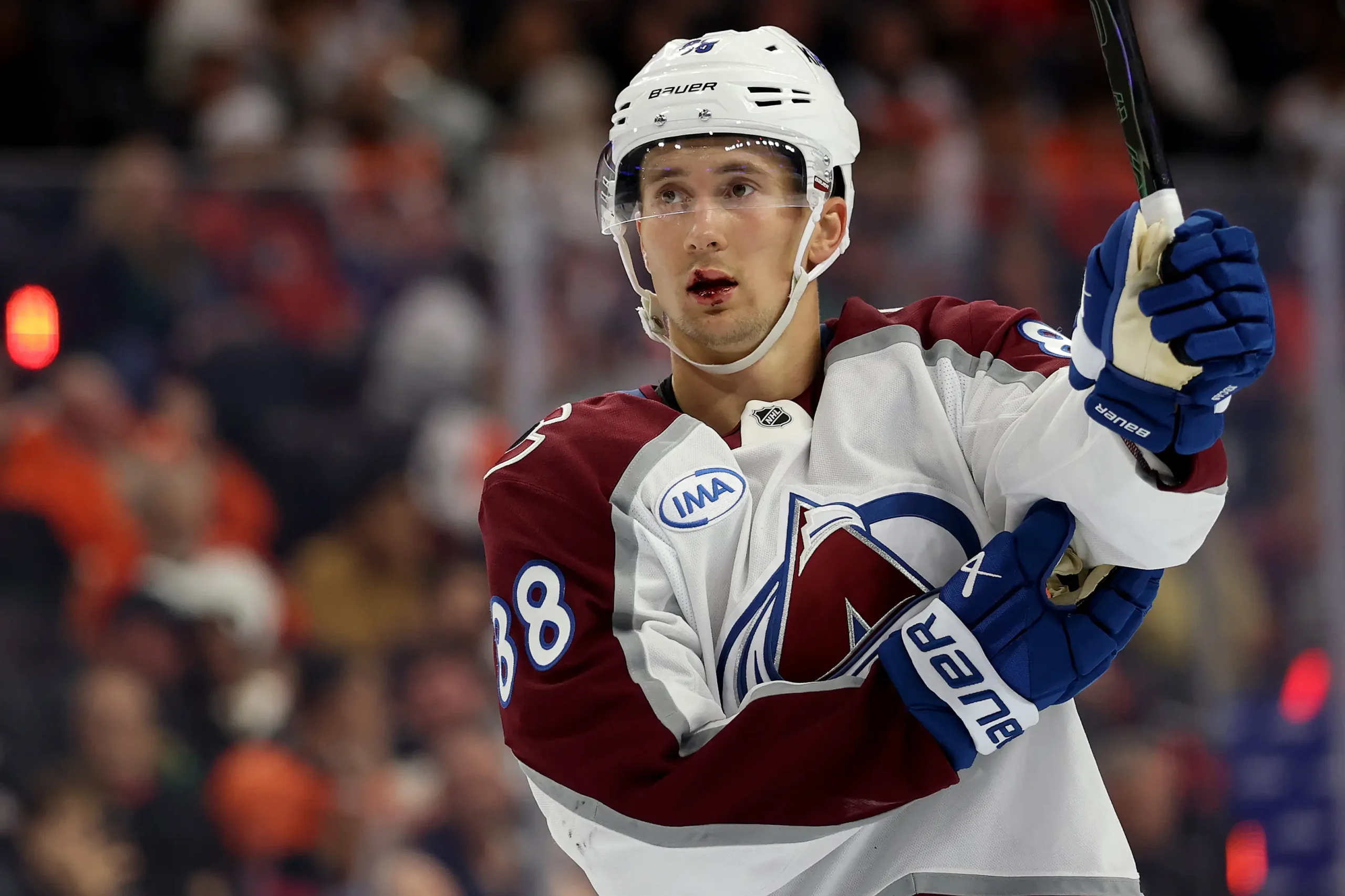 Colorado avalanche v philadelphia flyers philadelphia pennsylvania october 19 martin necas