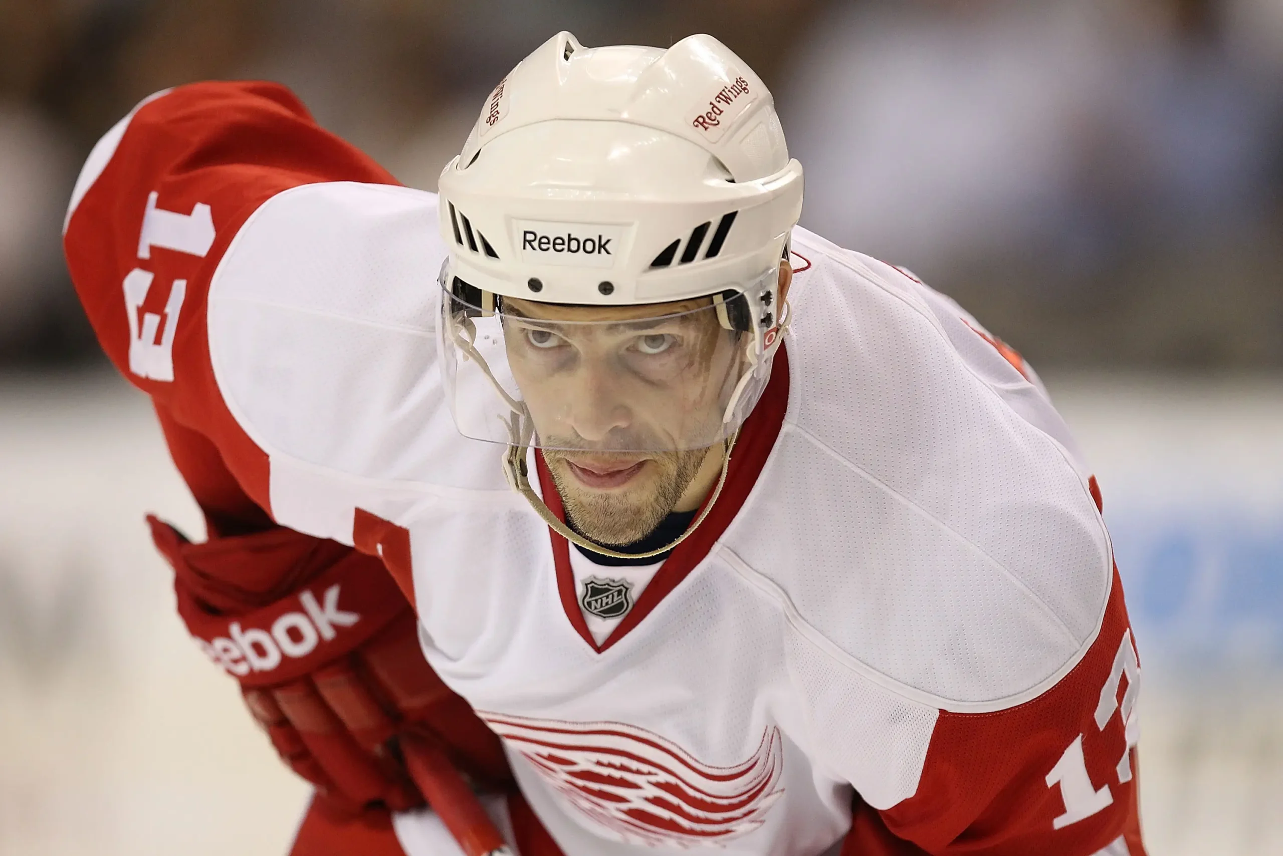 Detroit red wings v dallas stars dallas october 14 pavel datsyuk