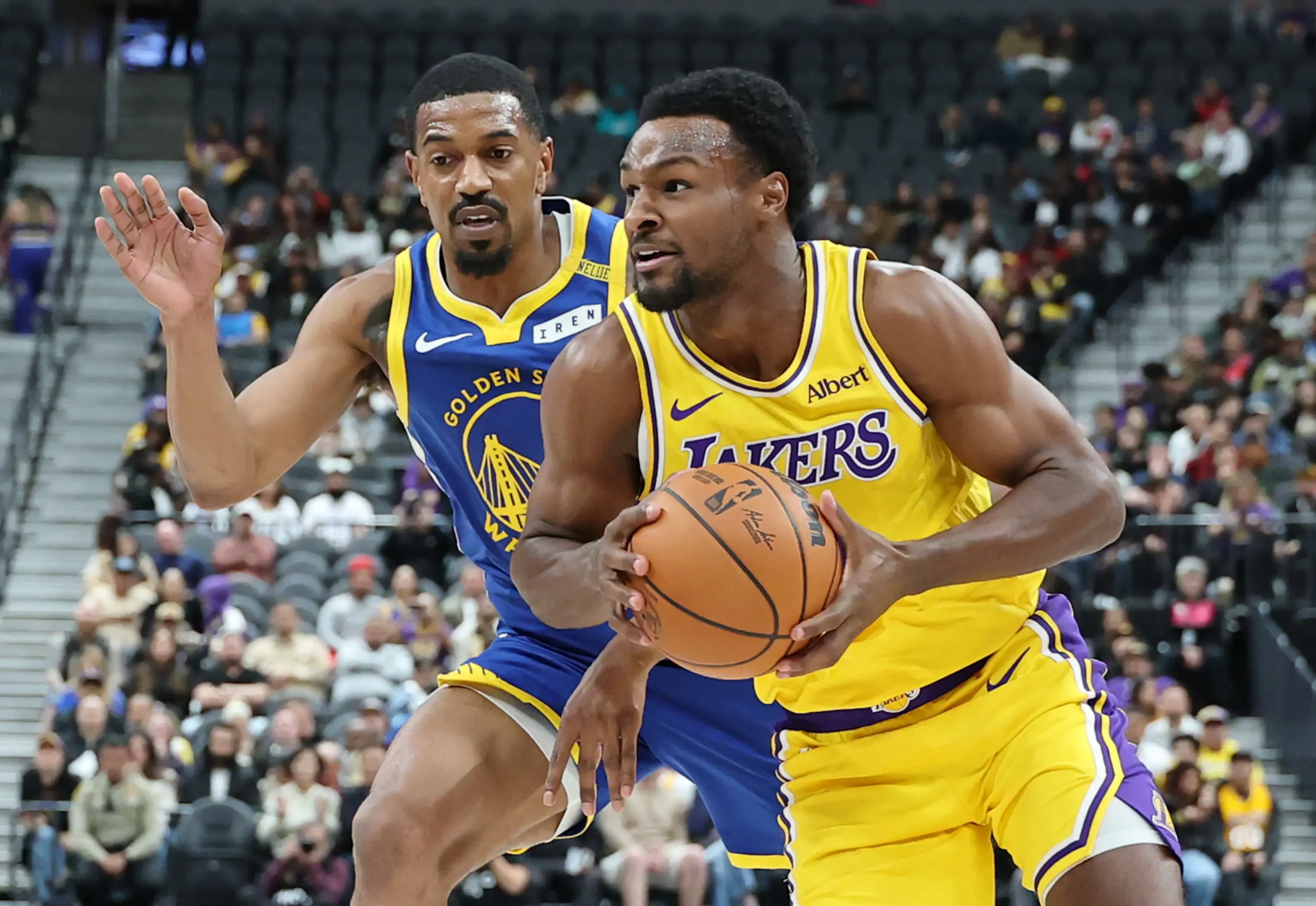 Golden state warriors v los angeles lakers las vegas nevada october 6