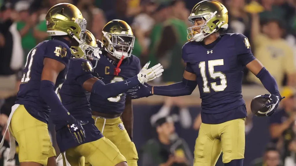 Leonard moore notre dame play today