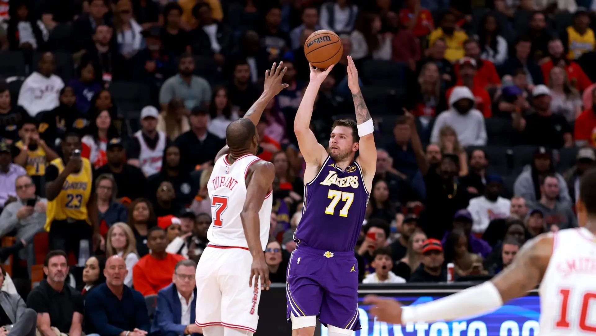 Los angeles lakers v houston rockets houston texas march 18 luka e1792985781361
