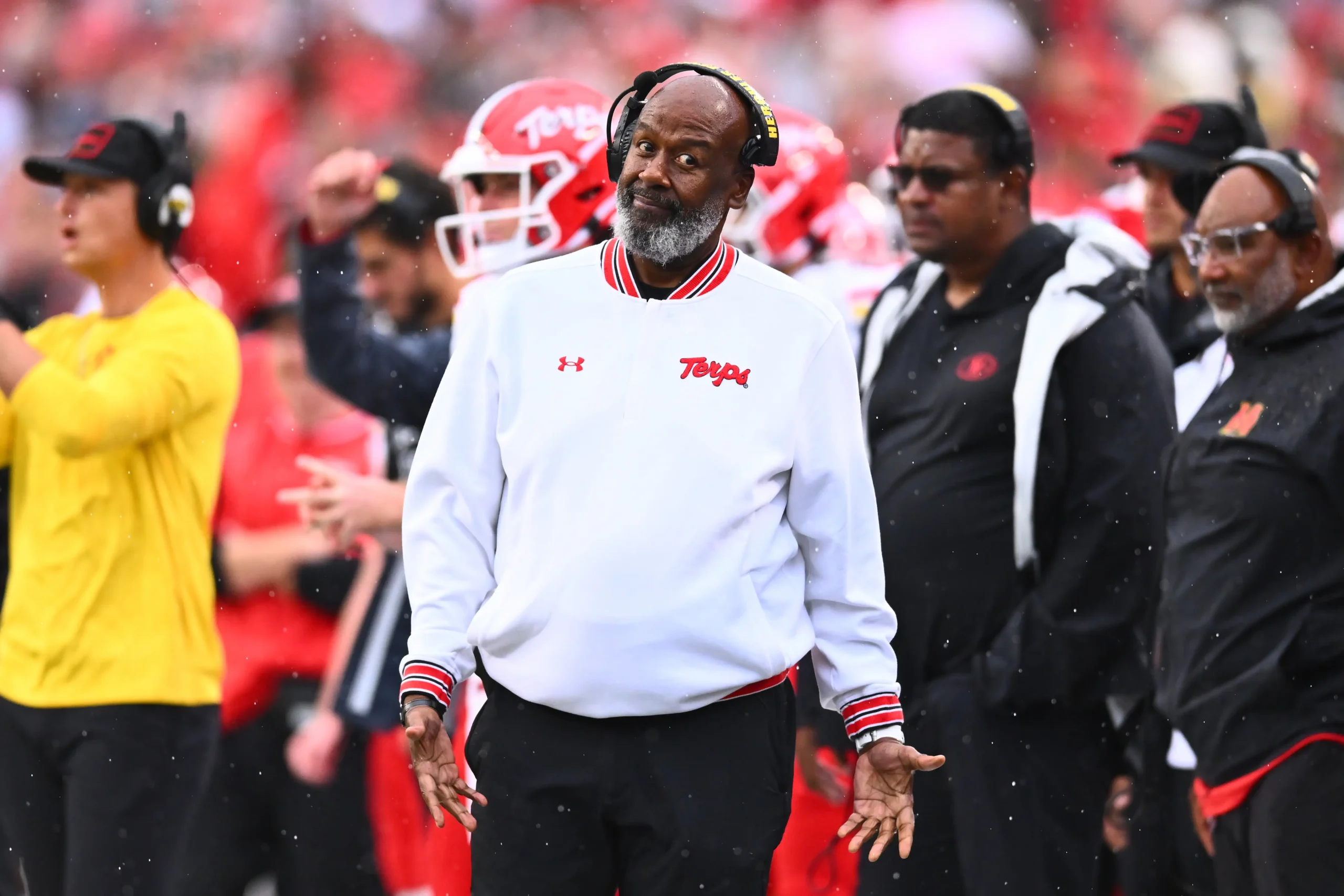 Maryland v ohio state columbus ohio october 10 head coach mike
