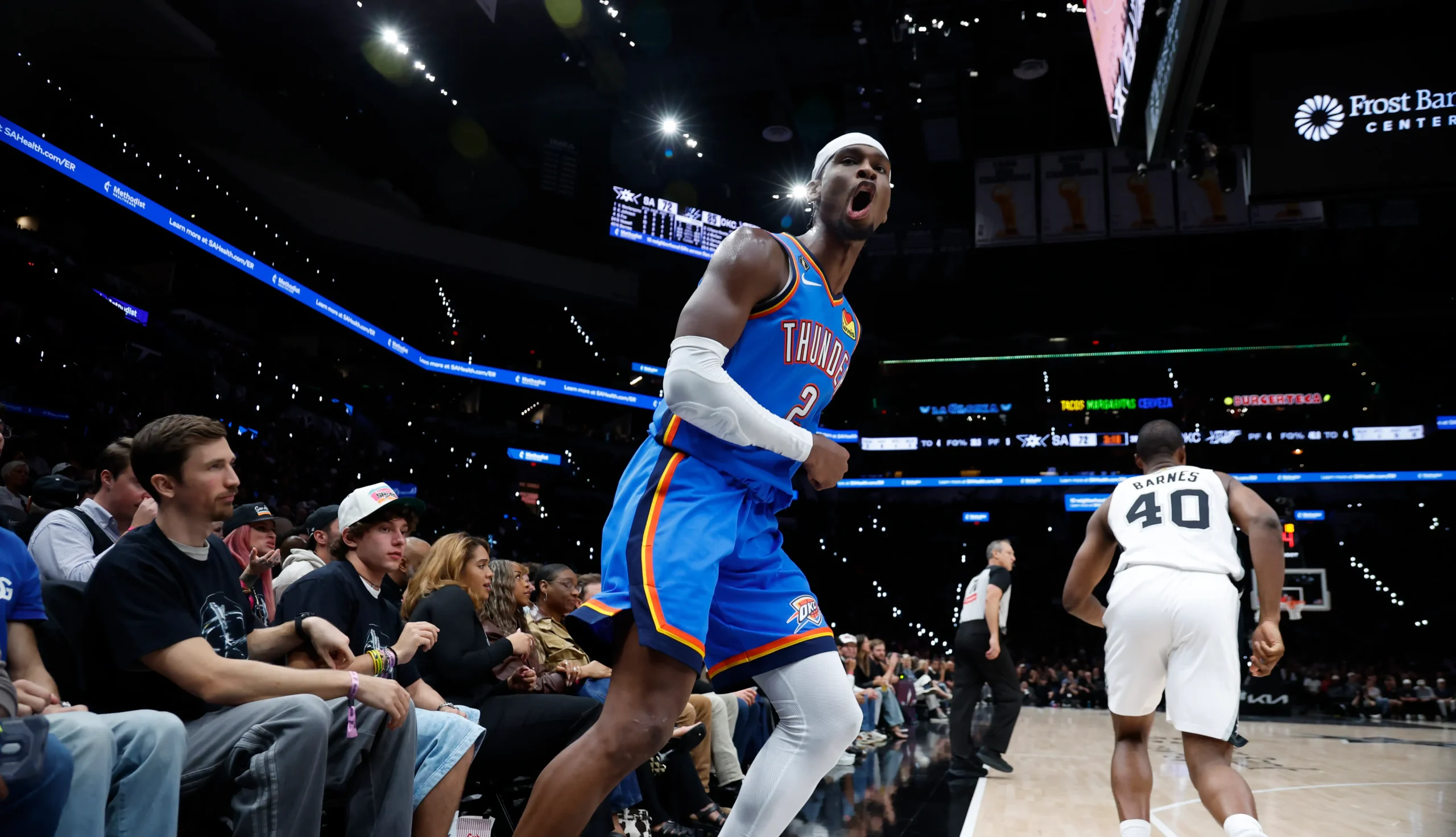 Oklahoma city thunder v san antonio spurs san antonio tx october 20 2