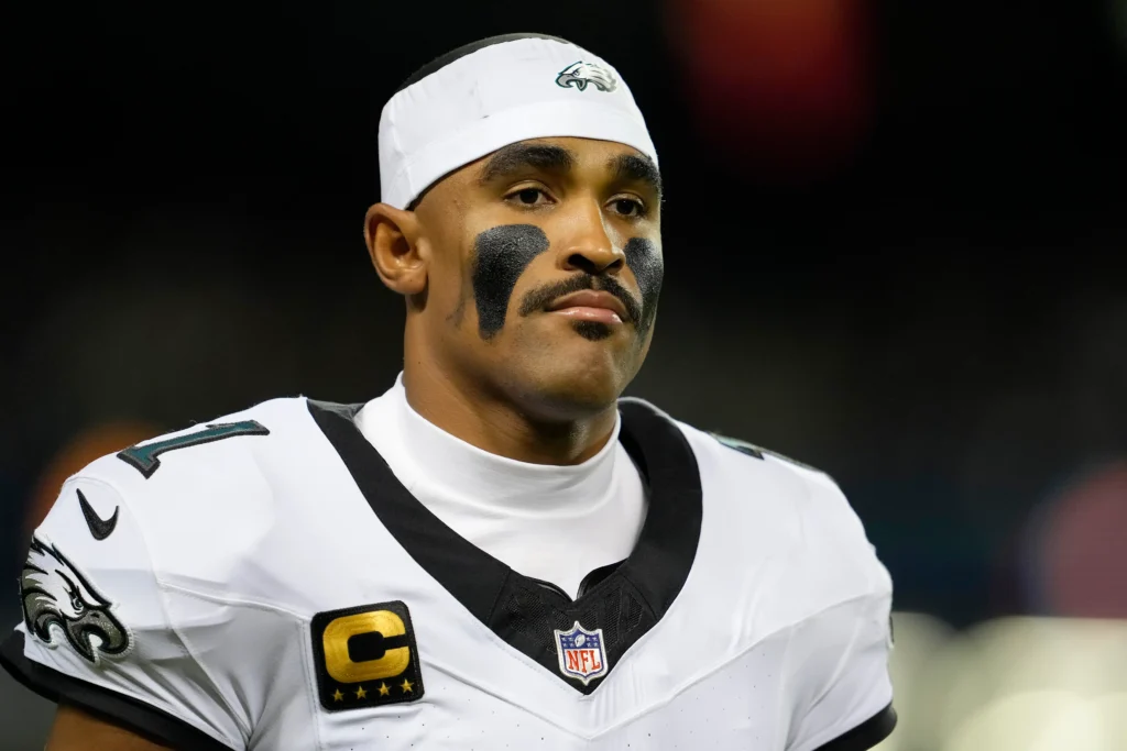Philadelphia eagles v chicago bears chicago illinois september 28 jalen hurts 4