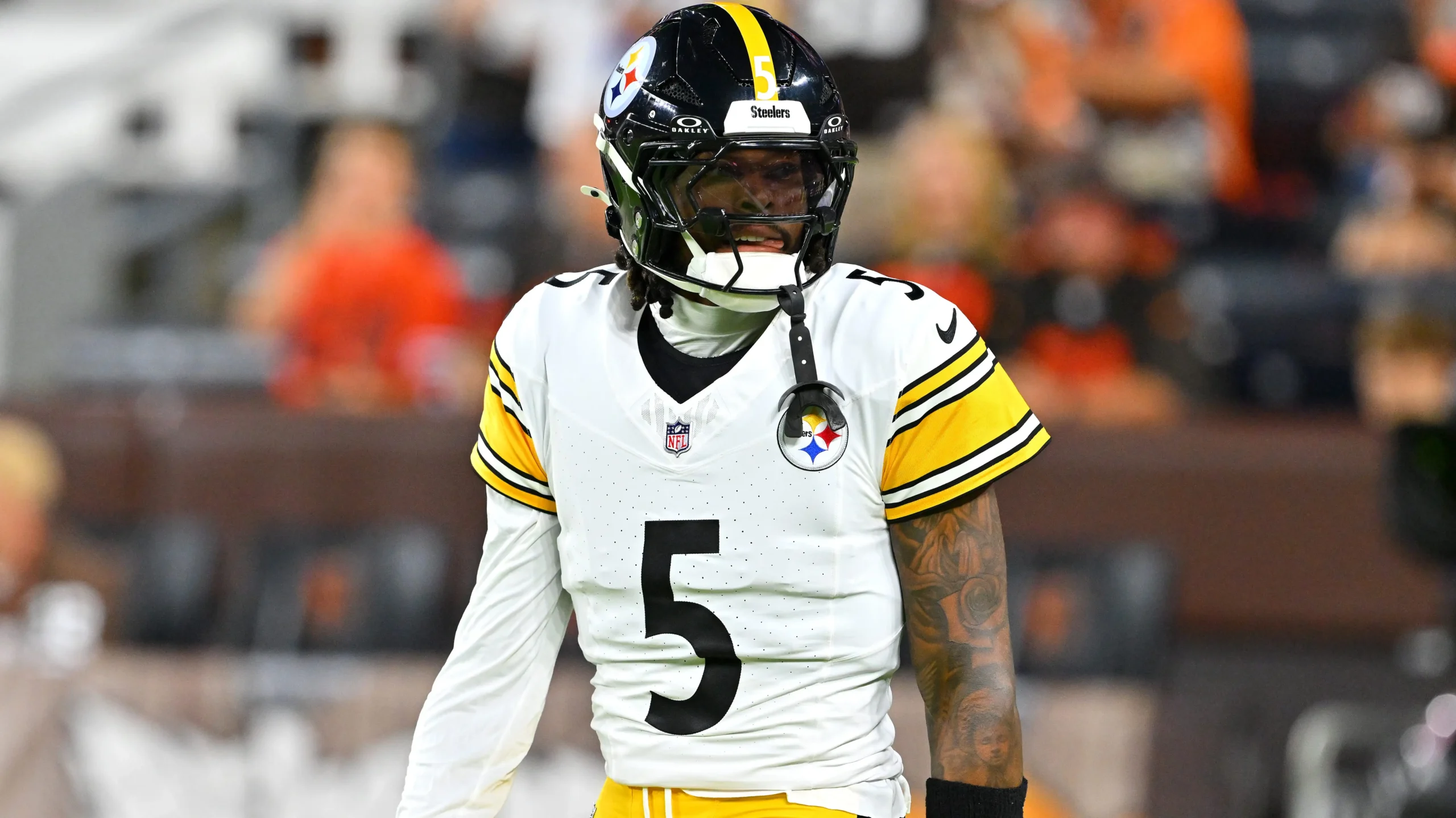 Pittsburgh steelers v cleveland browns cleveland ohio october 01 jalen ramsey e1790916774106