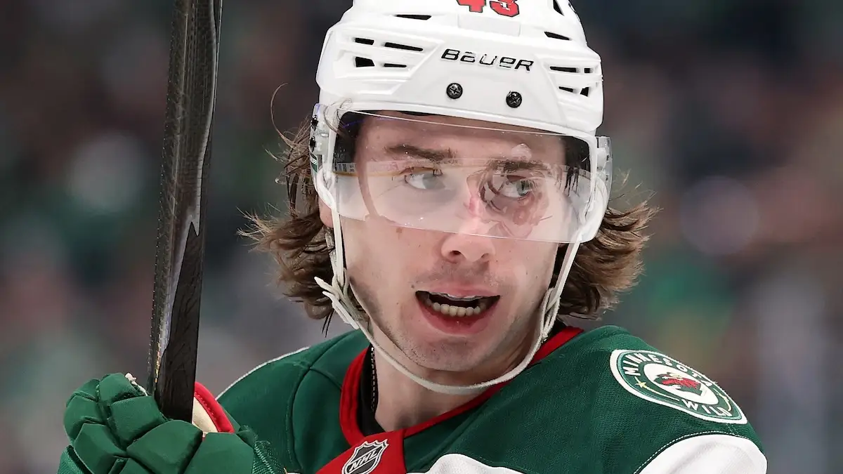 Red wings wild trade pitch quinn hughes