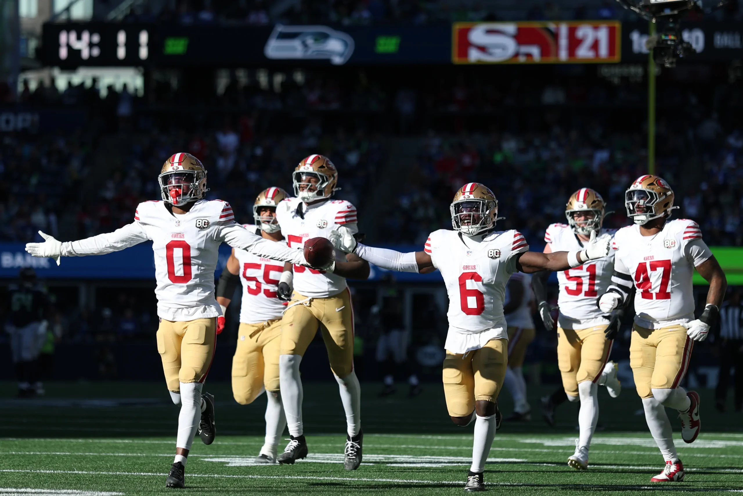 San francisco 49ers v seattle seahawks seattle washington october 11 renardo