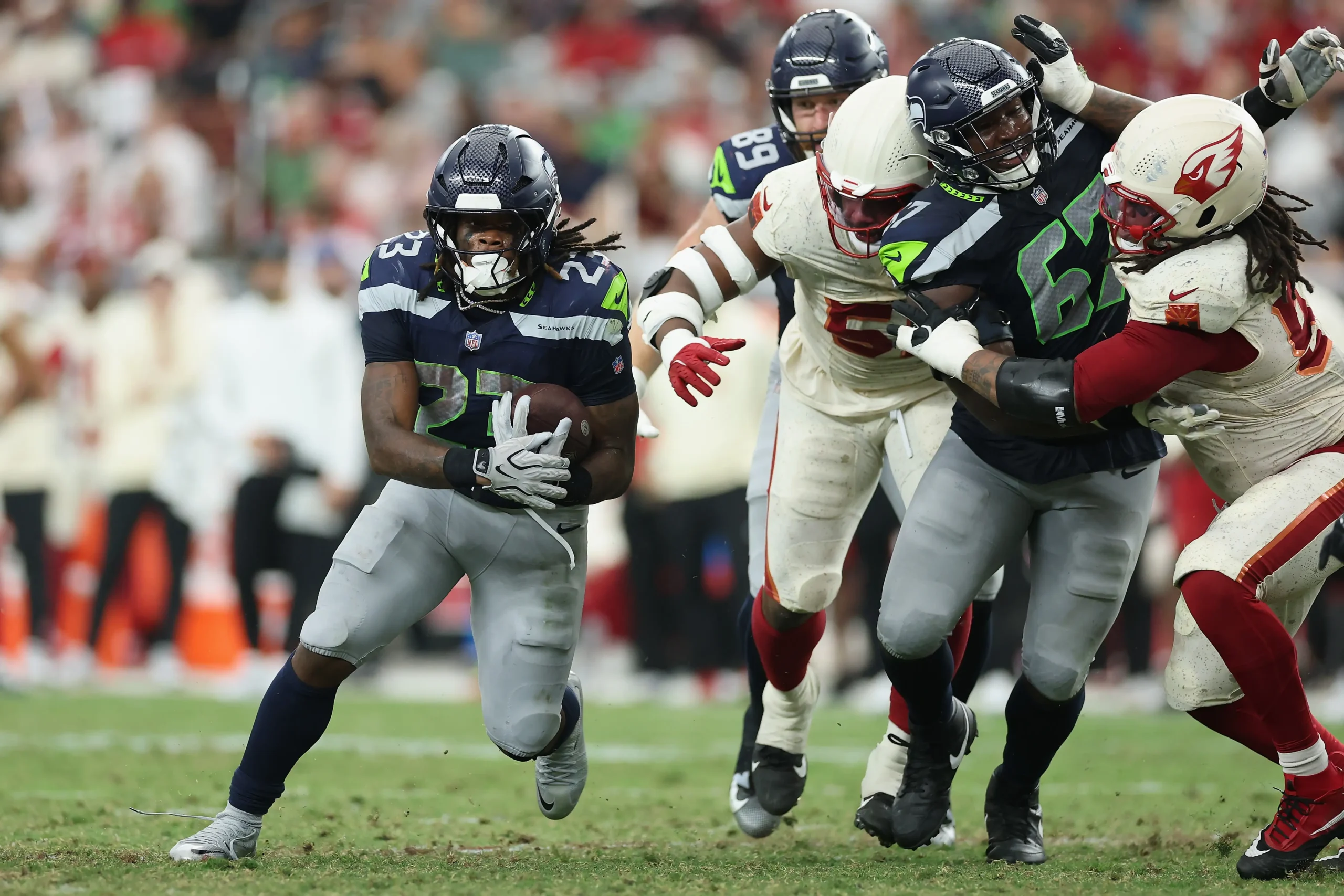 Seattle seahawks v arizona cardinals glendale arizona september 20 emanuel wilson 1
