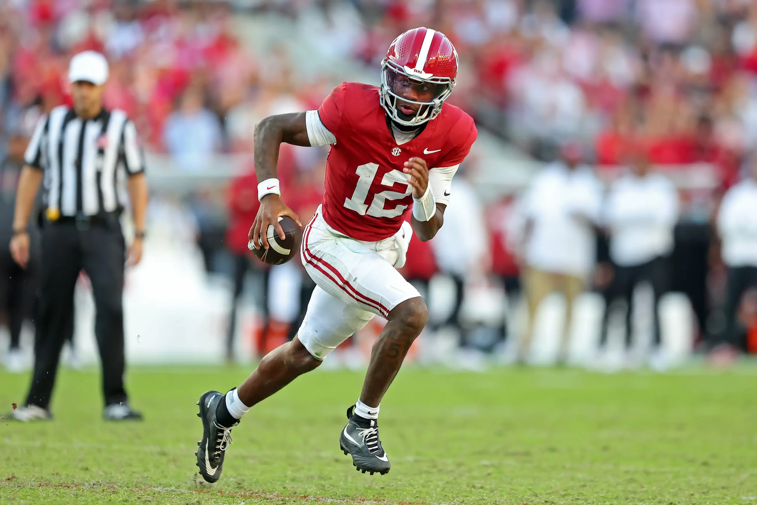Texas am v alabama tuscaloosa alabama october 24 keelon russell 12