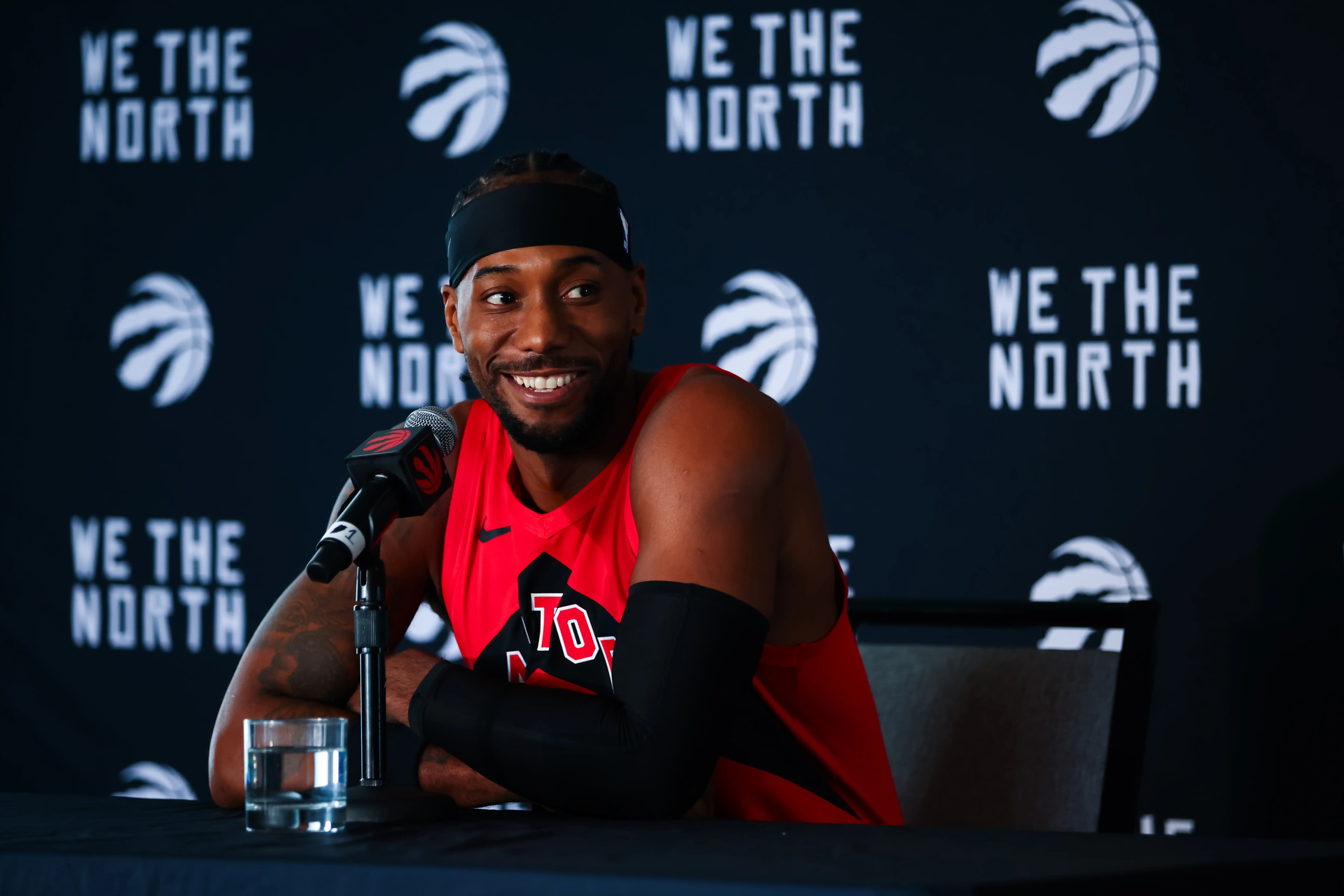 Toronto raptors media day toronto canada september 28 kawhi leonard 2