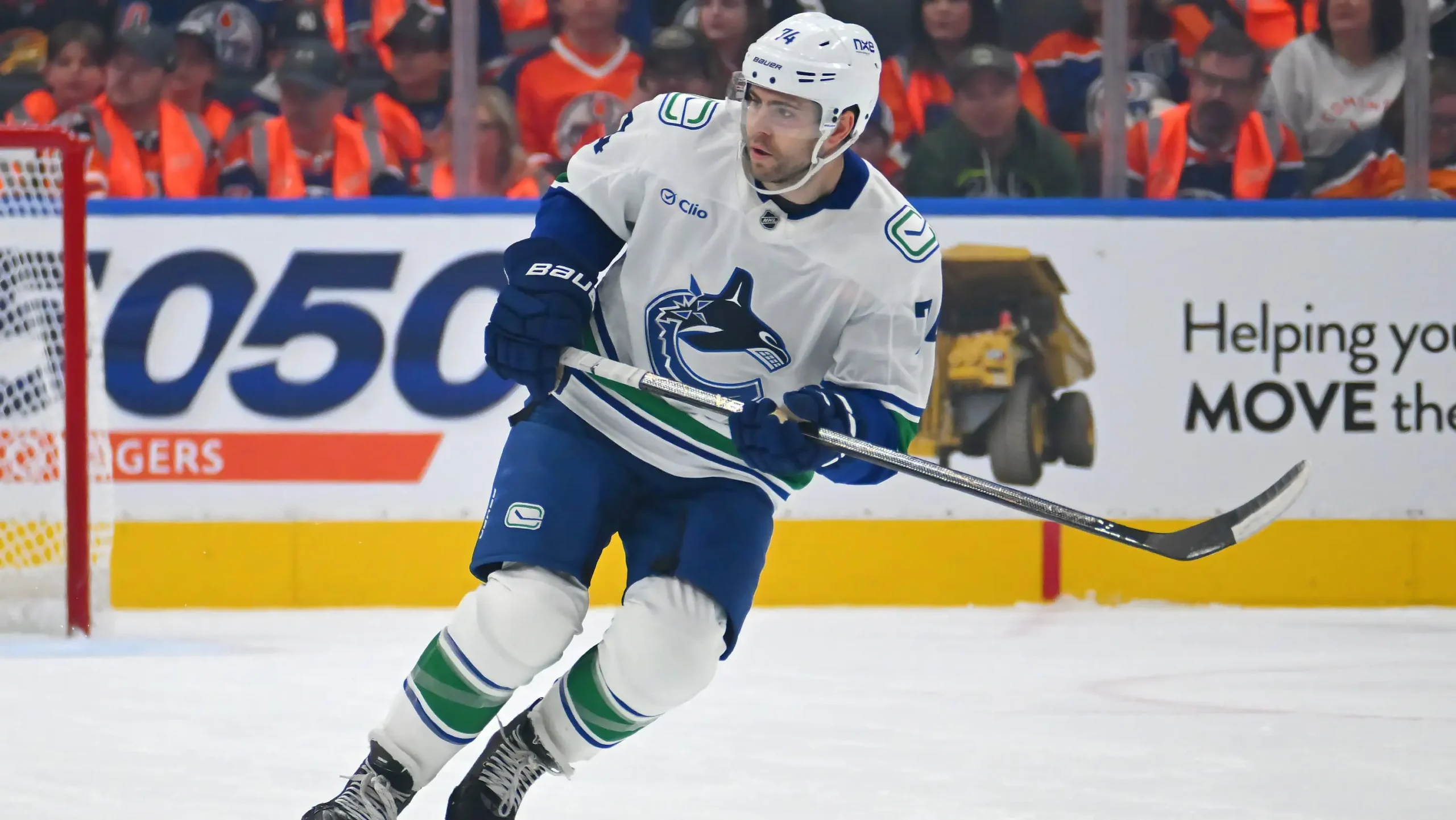 Vancouver canucks v edmonton oilers edmonton canada september 29 jake debrusk 2 e1792626105513