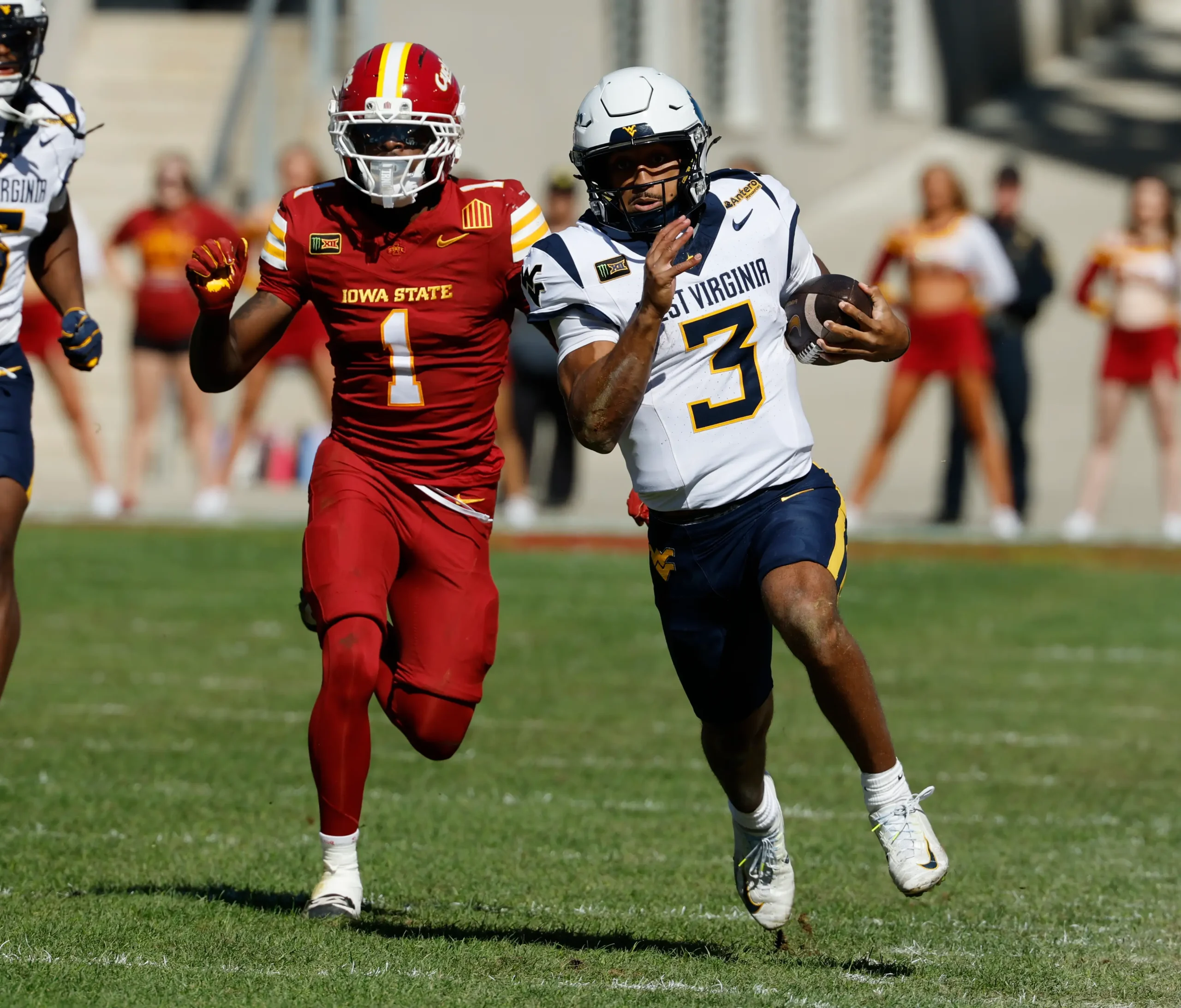 West virginia v iowa state ames ia october 3 quarterback michael 1