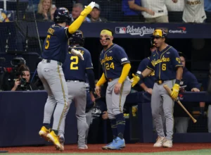 World series milwaukee brewers v tampa bay rays game three st 13