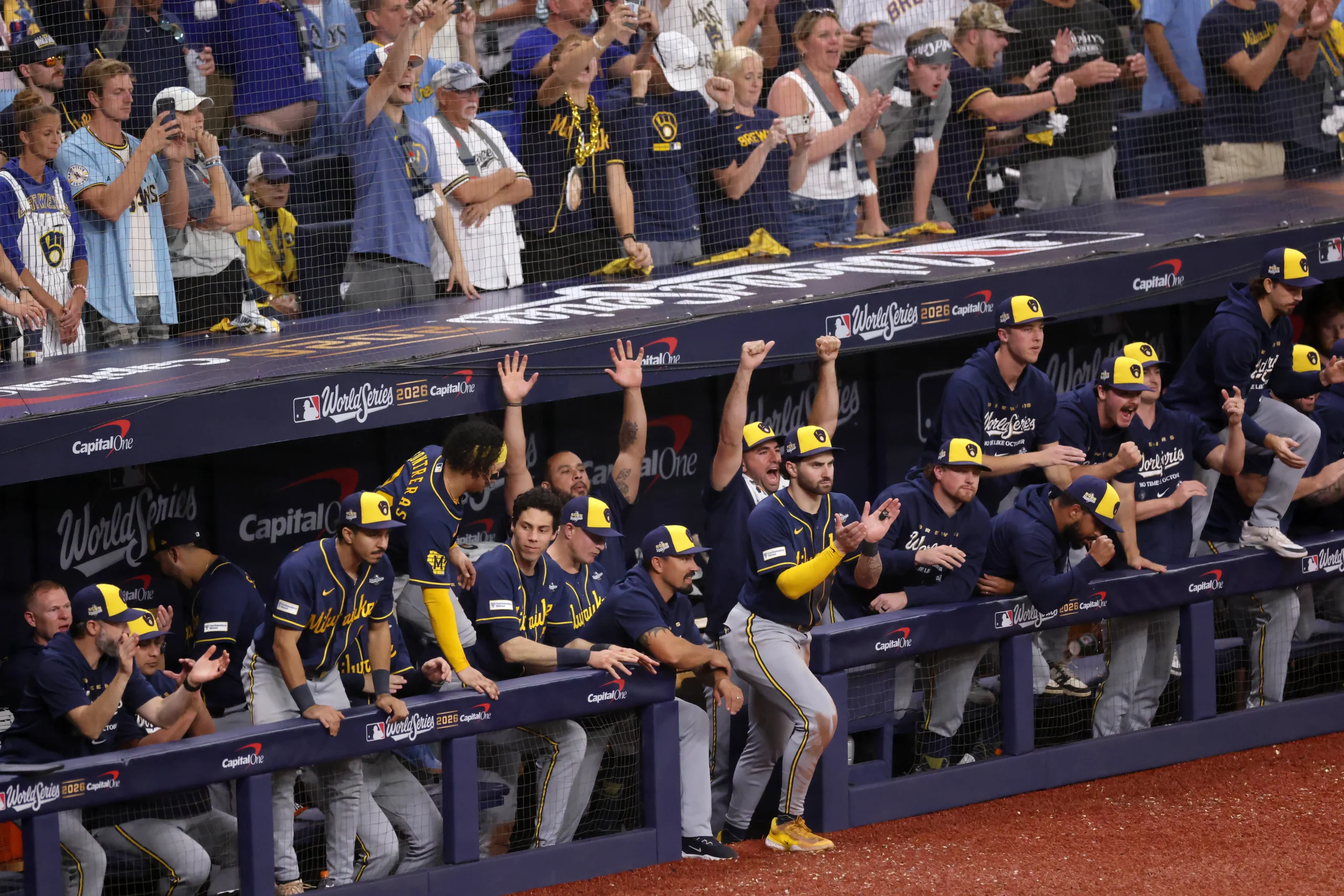 World series milwaukee brewers v tampa bay rays game three st 14